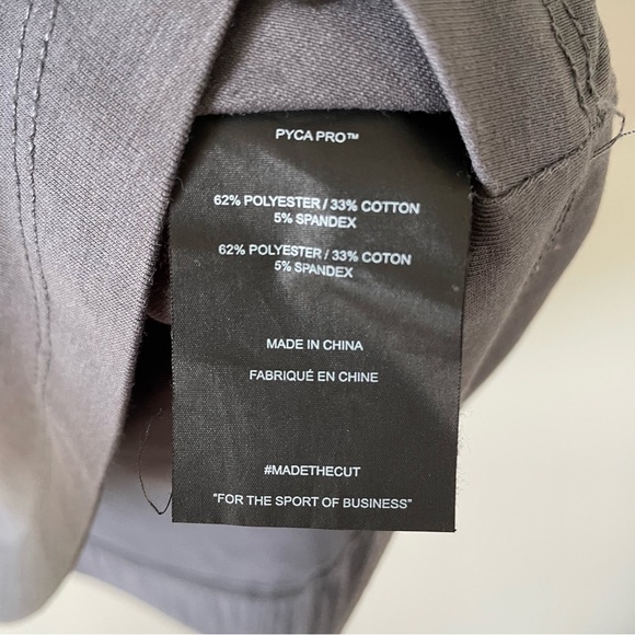 Cuts | AO Curve Hem Tee Pyca Pro Long-sleeve top Signature Fit Cast Iron Sz S - Picture 9 of 13